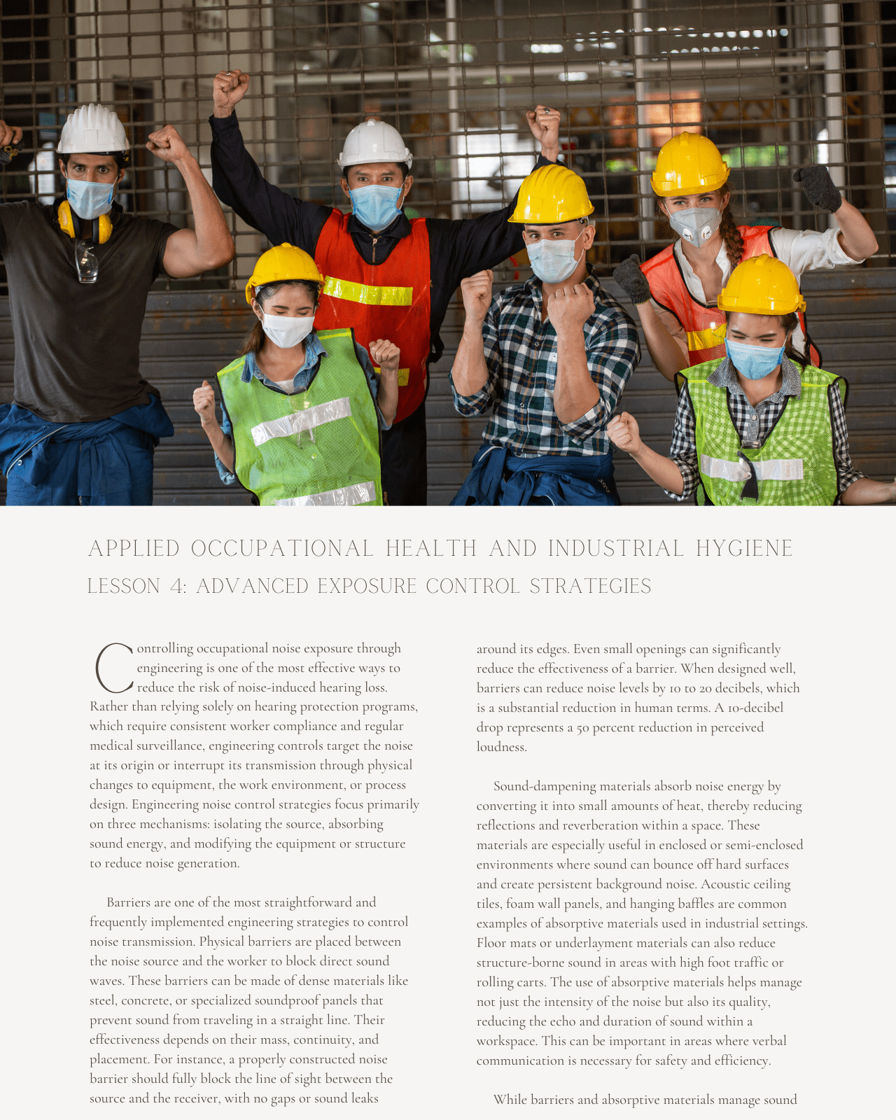 Integrating Exposure Science into Safety Systems: Applied Occupational Health and Industrial Hygiene - Safety Professionals Continuing Education, 20 Hours AllSafetyCE Points