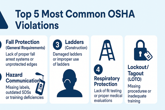 Avoid These: OSHA’s Top 5 Most Cited Violations (and How to Stay Clear)