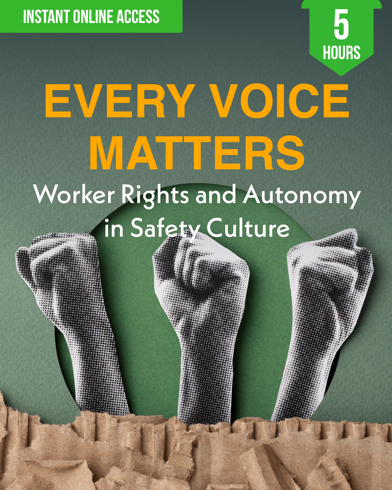 Every Voice Matters: Worker Rights and Autonomy in Safety Culture - Safety Professionals Continuing Education, Ethics, 5 Hours AllSafetyCE Points
