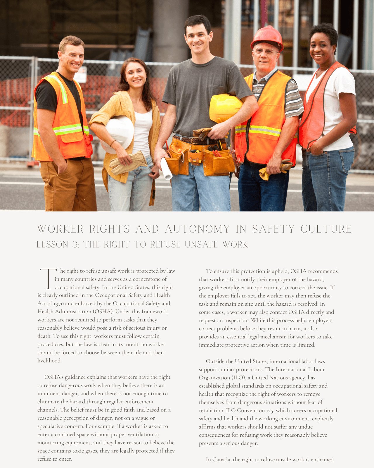 Every Voice Matters: Worker Rights and Autonomy in Safety Culture - Safety Professionals Continuing Education, Ethics, 5 Hours AllSafetyCE Points