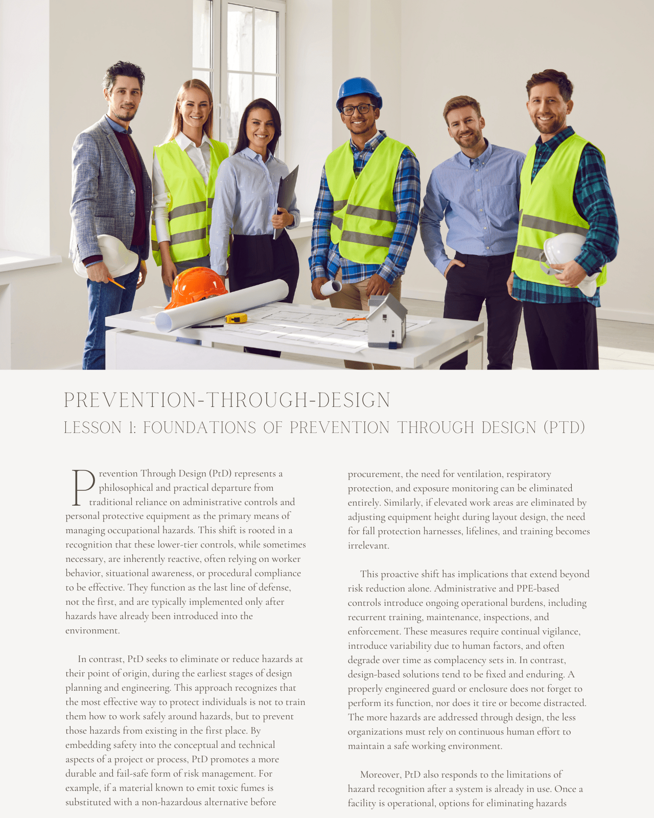 Prevention-Through-Design: Advanced Application of Safety Principles & Hazard Control Analysis - Safety Professionals Continuing Education, 40 Hours AllSafetyCE Points