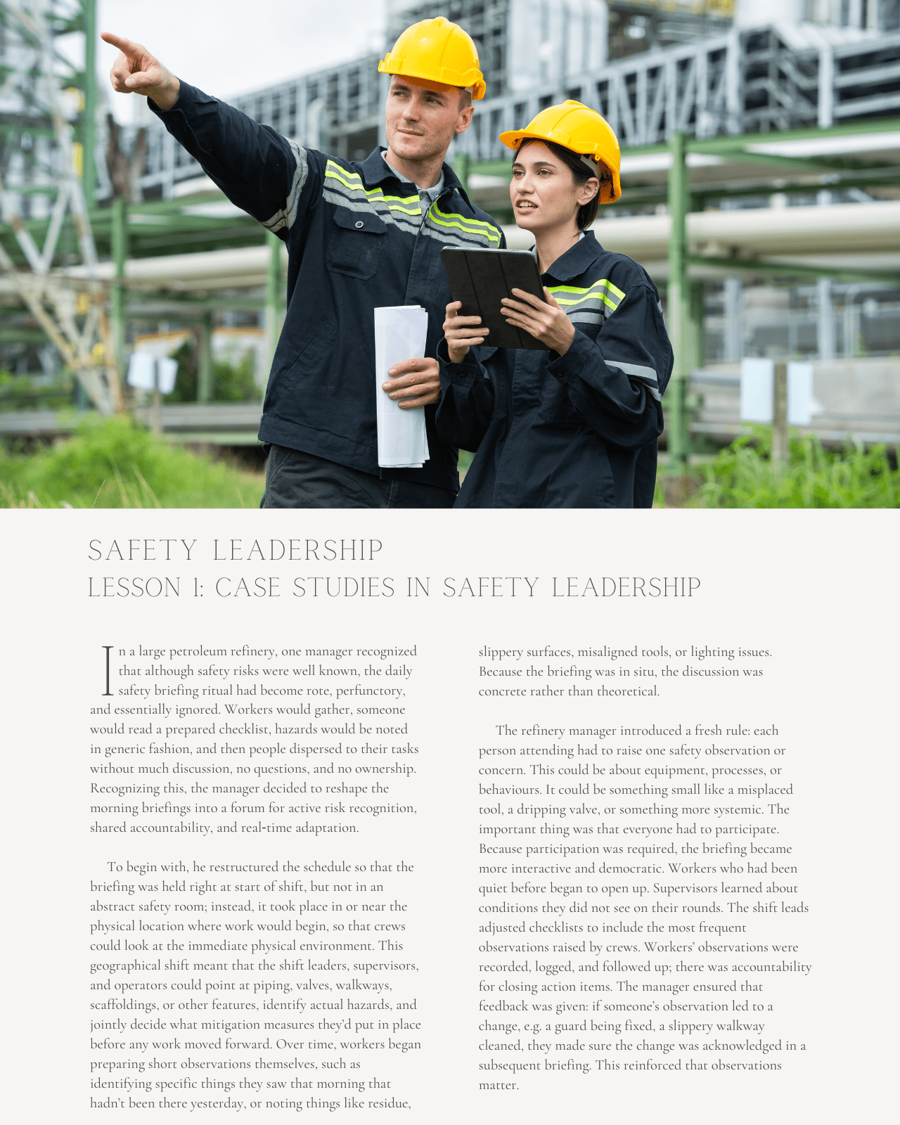 Safety Leadership: How to Build High-Engagement Cultures and Prevent Complex Failures - Safety Professionals Continuing Education, 15 Hours AllSafetyCE Points