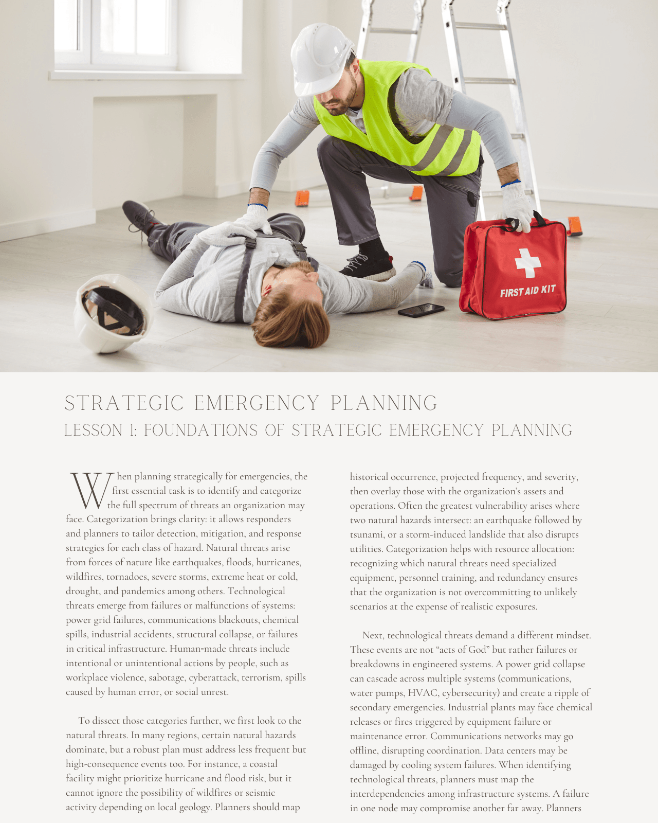 Strategic Emergency Planning: Developing, Testing, & Maintaining Effective Emergency Response Plans - Safety Professionals Continuing Education, 30 Hours AllSafetyCE Points