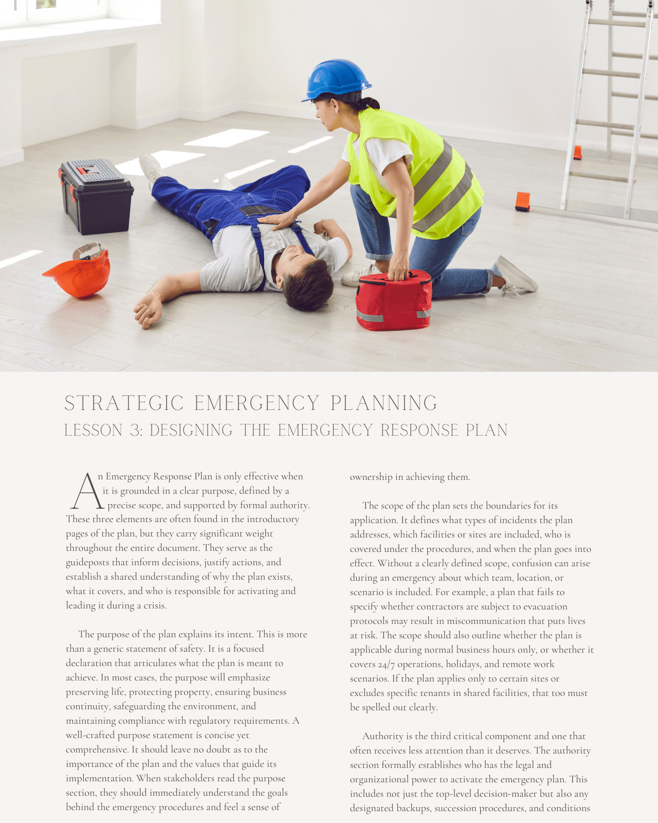 Strategic Emergency Planning: Developing, Testing, & Maintaining Effective Emergency Response Plans - Safety Professionals Continuing Education, 30 Hours AllSafetyCE Points