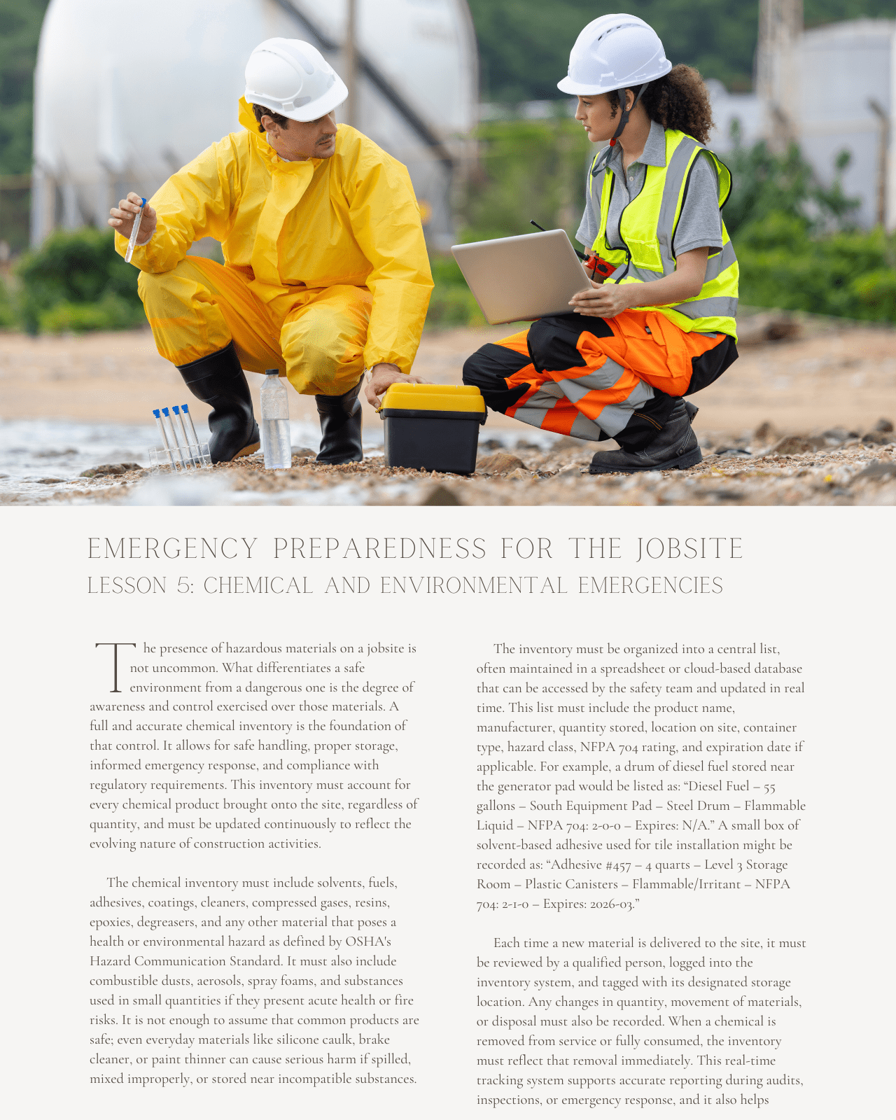 When Seconds Count: Emergency Preparedness for the Jobsite - Safety Professionals Continuing Education, 25 Hours AllSafetyCE Points
